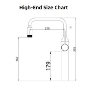 Robinet mitigeur chaud/froid pour lavabo de salle de bain, à poser sur le plan, rotatif, monocommande, chromé