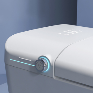 Toilette intelligente automatique électronique monobloc sur pied avec siège auto-rotatif et fonction de lavage intégrée - Product Image 6