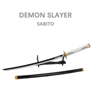 40.5 en bois épée démon tueur <span class=keywords><strong>Sabito</strong></span> Anime arme accessoires enfants jeu de rôle jouets Katana épées en bois pour Cosplay jouant garçons - Product Image 4