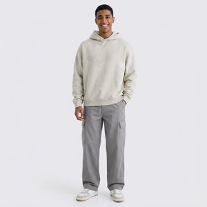 Sudadera con Capucha Unisex de Forro Polar Finer Threads, Estilo Urbano, 100% Algodón, Reversible, Ecológica, con Cierre de Cordón - Product Image 1