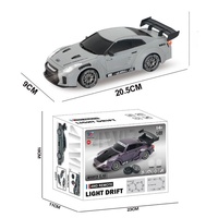 Voiture RC électrique télécommandée à 4 canaux à l'échelle 1/20 avec câble USB, voiture de sport à dérive, vitesse maximale de 20 km/h