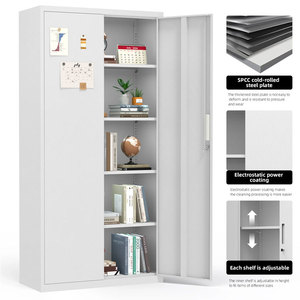 Personnel document haut 2 portes fer métallique moderne verrouillage bureau à domicile meubles acier stockage métal classeurs - Product Image 3