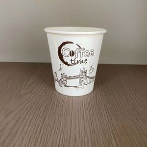 Gobelets à café en carton biodégradable de 2,5 oz avec couvercles en PP, impression personnalisée du logo, vente en gros, écologiques et jetables - Product Image 1