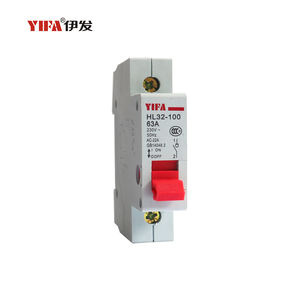 Disjoncteur miniature (MCB) YIFA HL32-100 63A <span class=keywords><strong>1</strong></span> pôle 250V 6kA capacité de coupure - Product Image 3