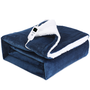 2025 gran oferta calentador de cama eléctrico con calefacción Manta polar de franela suave Reino Unido calentamiento rápido para invierno - Product Image 1