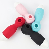 GINYA Mini lindo juguete con ventosa para niñas cargador USB juguete de succión para damas adulto placer masajeador vibrador juguetes sexuales femeninos
