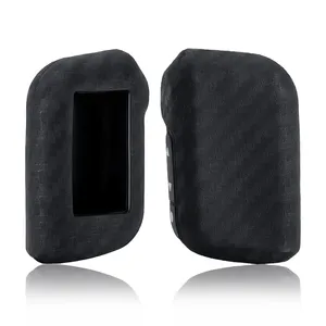 Étui à clés en silicone de haute qualité <span class=keywords><strong>pour</strong></span> Starline A93 A63, <span class=keywords><strong>version</strong></span> russe, télécommande d'alarme de voiture bidirectionnelle, housse de clé LCD - Product Image 1