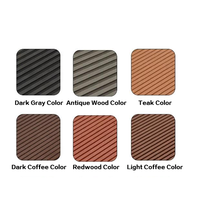 Apolloxy Tailles personnalisées Panneau durable Grain de bois Pvc Wpc Panneaux muraux en briques pour l'extérieur Panneau mural Wpc Décoration intérieure