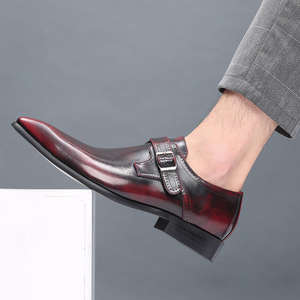 Nouvelles chaussures habillées pour hommes de luxe avec un style classique, bout pointu, grande taille, chaussures pour hommes artisanales de haute qualité - Product Image 5