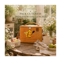 Sac isotherme fourre-tout en papier DuPont TEDDY ISLAND, motif personnalisé, vente en gros, pour bureau, école, pique-nique, sac alimentaire