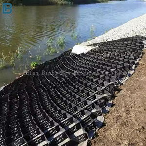 生产商护坡HDPE土工格室路基绿化稳定植草挡土墙3D模型设计 - Product Image 5