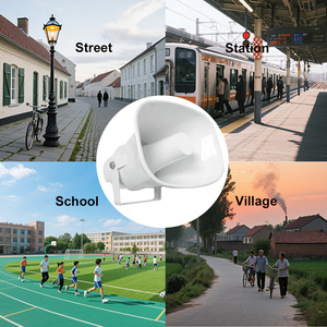 Altoparlante a Tromba Impermeabile da Esterno, Impedenza 8 Ohm, 15W, Materiale ABS, Facile Installazione, per Chiese, Strade, Vendita di Fabbrica - Product Image 4