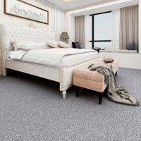 Tapis moelleux jacquard tufté de luxe oriental élégant 4m, mur à mur, résistant aux taches et antidérapant pour hôtel, salle de bal, salon