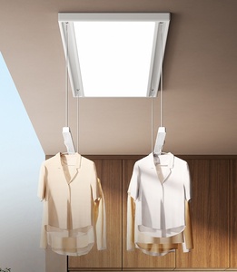 Tendedero eléctrico ultrafino, invisible, automático, inteligente, con control remoto, para techo, balcón, uso doméstico. - Product Image 3
