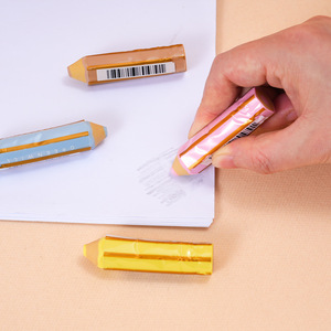 Hexagonal Pencil Eraser YC-80243 Mixed Packaging TPR Material For Students And Art Use - Product Image 2