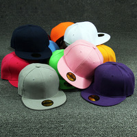 Topi bisbol Visor Flat Bill, topi Snapback klasik, tepi dapat disesuaikan kosong, warna trendi, gaya polos