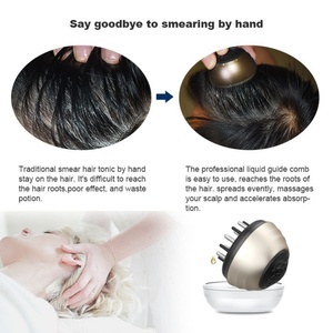 Peigne chauffant personnalisé de qualité supérieure avec manche en plastique, applicateur d'huile pour le cuir chevelu et masseur pour usage domestique - Product Image 5