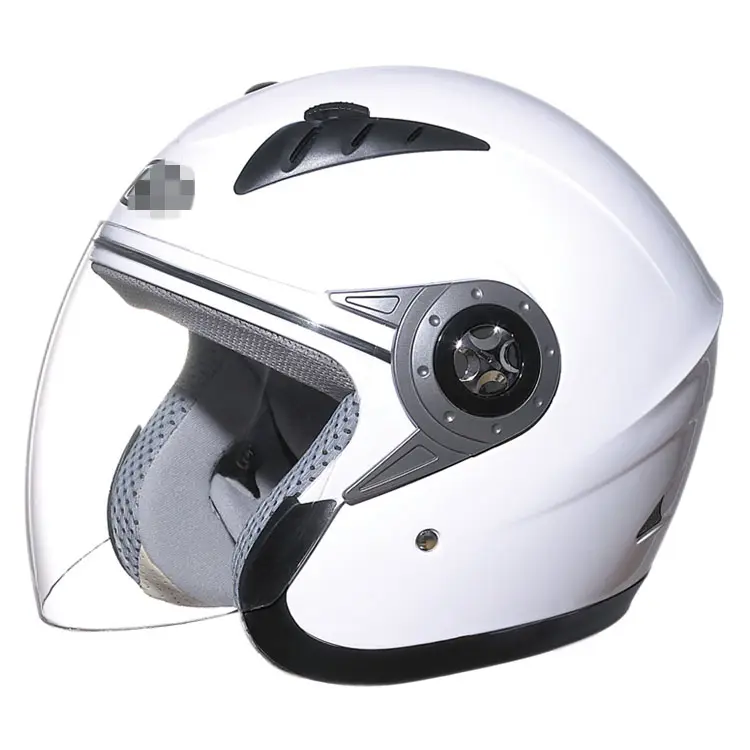 Fabrika özel yüksek kalite DOT onaylı açık yarım yüz kask motosiklet için
