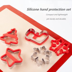 Stampo per Pasticceria di Grado Alimentare Set di Tagliabiscotti in Silicone Fai-<span class=keywords><strong>da</strong></span>-Te Moldes Tagliabiscotti Personalizzato con Copertura in Silicone - Product Image 2