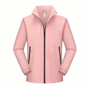 Veste de sport d'alpinisme coupe-vent à fermeture éclair, prête à être expédiée, en polyester, nouvelle mode, à manches longues, pour l'extérieur - Product Image 6