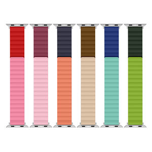 <span class=keywords><strong>Precio</strong></span> de fuente RYB correas de silicona magnéticas invertibles correa de reloj Reversible para <span class=keywords><strong>Apple</strong></span> <span class=keywords><strong>Watch</strong></span> <span class=keywords><strong>Series</strong></span> <span class=keywords><strong>7</strong></span> 6 5 SE - Product Image 5