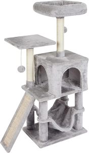 Modern Large <b>Cat</b> Toy Villa Classic Universal <b>Cat</b> <b>Scratching</b> <b>Post</b> Nest Hammock Claw Board Non-Solid Wood Climbing Frame Packaged - Product Image 5