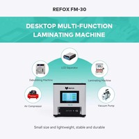 REFOX FM-30 3 en 1 machine de retrait de bulles de stratification séparée compresseur d'air intégré et pompe pour la réparation d'écran plat