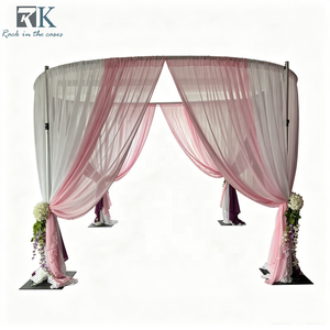 Stylish Aluminum Pipe and Drape With Curtain for Wedding Party Event Decor - Product Image 1