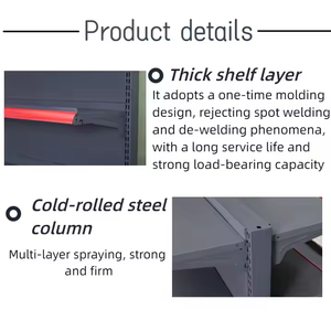 Estante de exhibición de supermercado para productos para uso en tienda Bebidas Cerveza Necesidades diarias Estante de exhibición de champú - Product Image 6