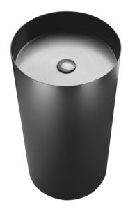 Lavandino da bagno moderno nero indipendente con elegante Design <span class=keywords><strong>angolare</strong></span> per bagni contemporanei - Product Image 5