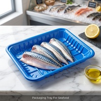 Emballage en blister PP/PET écologique de haute qualité, personnalisé en usine, pour steak, viande de bœuf, fruits de mer