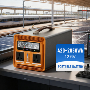 Station d'alimentation portable pour camping en plein air 2200W LiFePO4, panneaux solaires 600W, banques d'alimentation solaires portables, alimentation voiture 1200W, utilisation domestique - Product Image 4