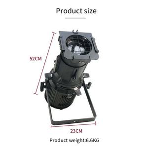 Proyector LED Profesional para Escenario, RGBW DMX, 200W, Luz Elipsoidal LED con Zoom - Product Image 5