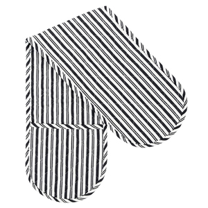 Gants de cuisine matelassés en coton et lin résistants à la chaleur 20*30cm Lavables Anti-brûlure - Product Image 1
