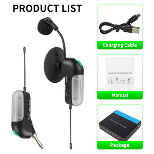 Microphone dynamique UHF XTUGA KX822 pour <span class=keywords><strong>violon</strong></span>, instruments d'orchestre, microphone musical sans fil pour <span class=keywords><strong>violon</strong></span> - Product Image 6