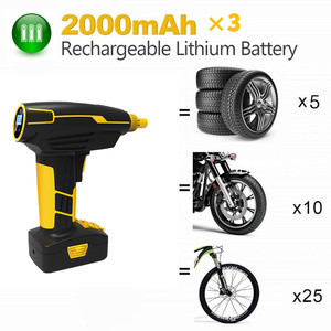 2019 bateria versão quente 12v display digital portátil, compressor de ar com iluminação CZK-3635 - Product Image 2