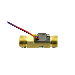 DN15 Brass <b>Flow</b> <b>Meter</b> with Hall Effect Sensor 60mm Pulse <b>Water</b> <b>Flow</b> Sensor - Product Image 1