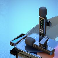 Mikrofon Lavalier Nirkabel H67 Peredam Kebisingan untuk Ponsel IOS Android TikTok Live Streaming Rekaman