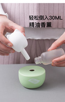 Diffuseur d'huile aromatique en céramique blanche Design animal Bouteille d'air de voiture essentielle et sans parfum sans batterie non électrique