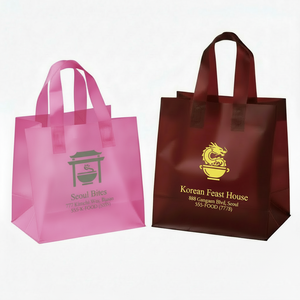 Sacs de courses en plastique imprimés sur mesure aux couleurs vives pour une promotion efficace de la marque - Product Image 1