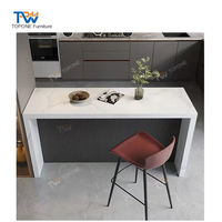 Table de bar miniature en marbre de design moderne pour la maison, meubles de maison