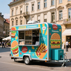 Remolque Móvil Estándar 2025 para Camión, en Venta en EE. UU., Carrito de Comida para Hot Dogs - Product Image 2