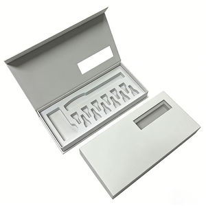 Beauty <b>Pen</b> Packaging <b>Box</b> Embossed Cardboard Magnetic Closure Gift <b>Box</b> with Window for Cosmetic <b>Pen</b> - Product Image 1