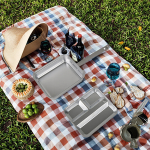 Cuisinière à <span class=keywords><strong>gaz</strong></span> tout-en-un en acier inoxydable 304 de haute qualité, compatible avec la batterie de cuisine portable et légère pliable de 1L pour le déjeuner - Product Image 5