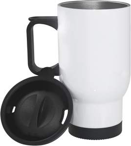 Vaso Térmico de 14 oz para Sublimación, Blanco, Personalizable, Venta al por Mayor, Taza de Café para Auto, Taza de Viaje de Acero Inoxidable - Product Image 4
