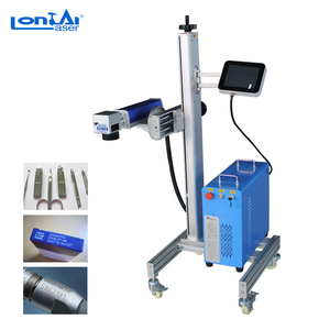 Tốc độ nhanh băng tải sợi CO2 UV CO2 máy laser cho chai nước nhựa thực phẩm dây chuyền sản xuất mã hóa ngày mã máy in - Product Image 4