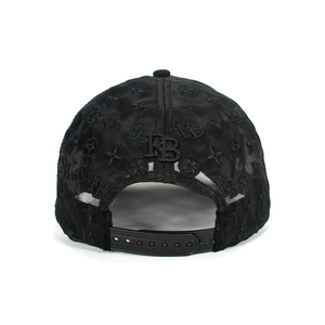 Gorra Trucker Personalizada Unisex de 5 Paneles con Logotipo Bordado en 3D, Diseño de Ángel en Gamuza, <span class=keywords><strong>Gorras</strong></span> Barbas con Pedrería - Product Image 2