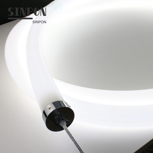 Hệ Thống Kênh Led Với Ống Kính Màu Trắng Sữa Bạc Nhôm Đùn Hồ Sơ Nhà Ở Khuếch Tán Theo Dõi Dải Silicone Ống - Product Image 4