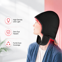 Cappello per Terapia a Luce Rossa LED Sunglor OEM, Prezzo di Fabbrica, 450NM 670NM 810NM, Trattamento a Luce Infrarossa per Aree Ampie