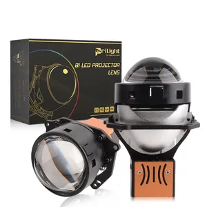3 inç cam led lazer lens biled projektör lens 180w süper parlak led spot lazer lens araba far